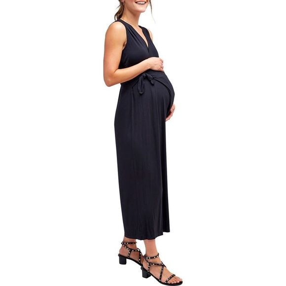 Nom Francesca Wide Leg Maternity/Nursing Jumpsuit Size Medium - Picture 4 of 16